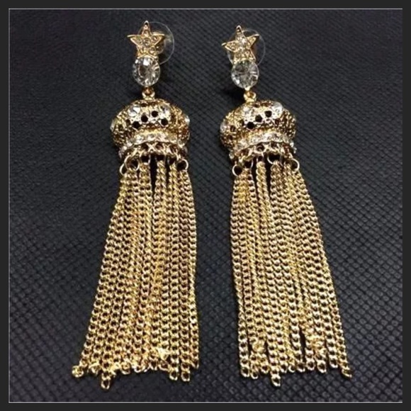 ‼️PRICE FIRM LAST CALL Crown Dangling Earrings - Picture 2 of 4