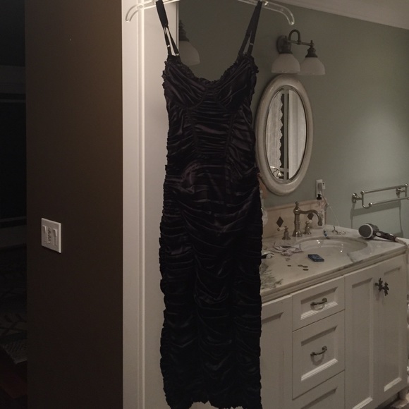 Black silk Dolce and Gabbana