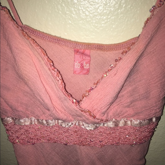 Spaghetti Straps Deep Sequins V-Neck Crossover Top