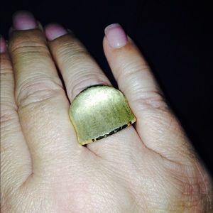 Gold dome ring