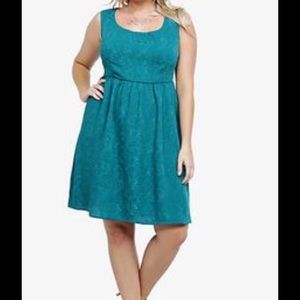 Torrid Green jacquard Dress - sold in bundle