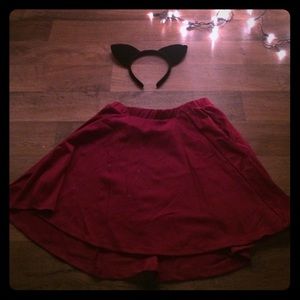 skater skirt.