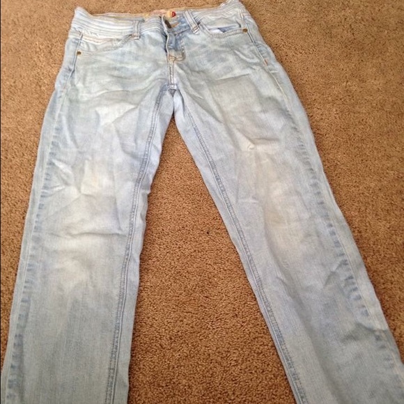 Denim skinny jeans