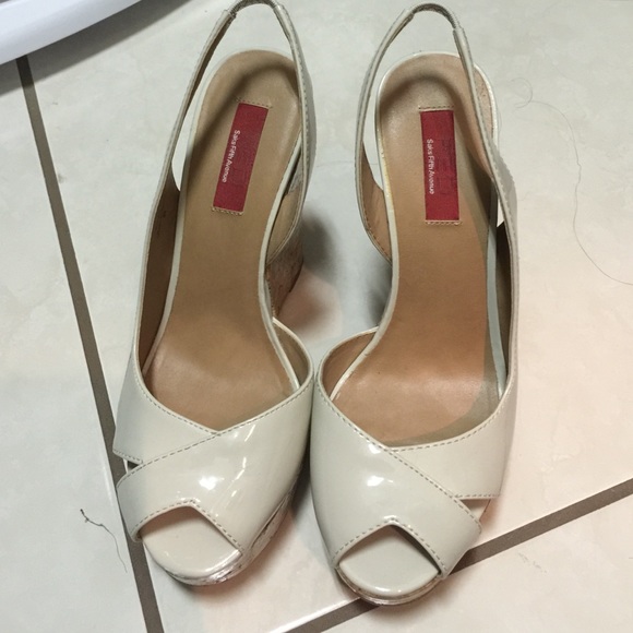 Saks fifth av wedges