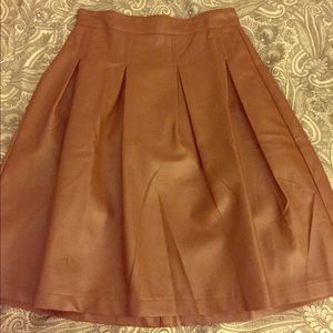 Forever 21 Leather A Line Skirt