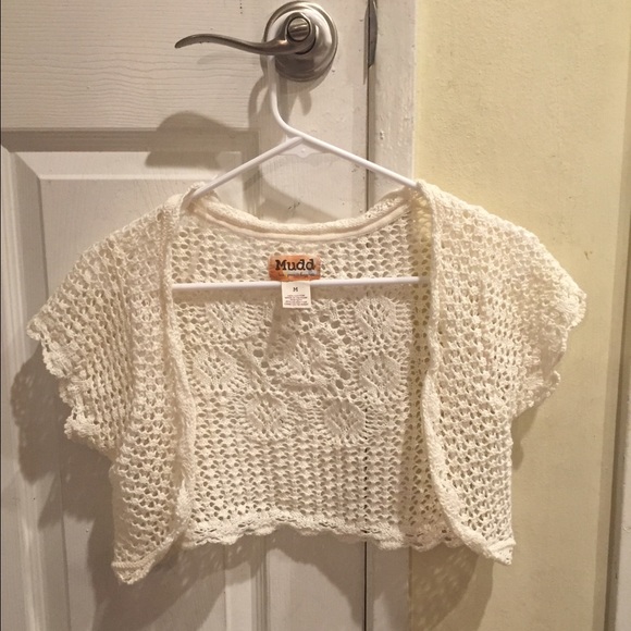 White cardigan