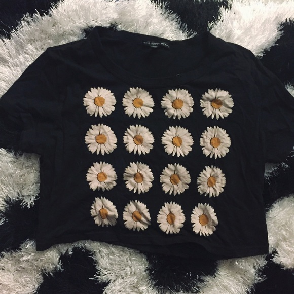 TRUELY MADLY DEEPLY Flower Crop Top - Picture 1 of 2
