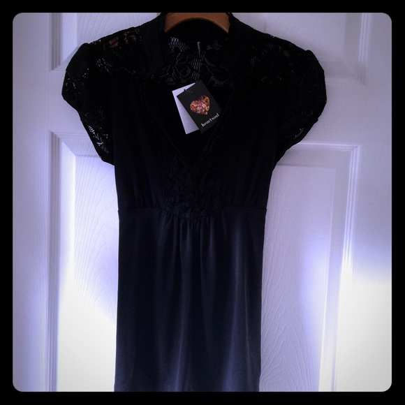 HeartSoul lace & cotton top