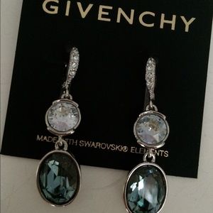 Givenchy™ Silver and Swarovski earrings