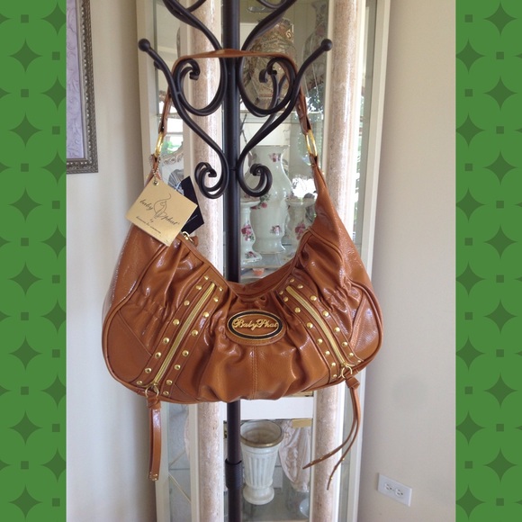 NWT BABY PHAT "SADDLE" (COLOR) PATENT LEATHER BAG - Picture 1 of 4