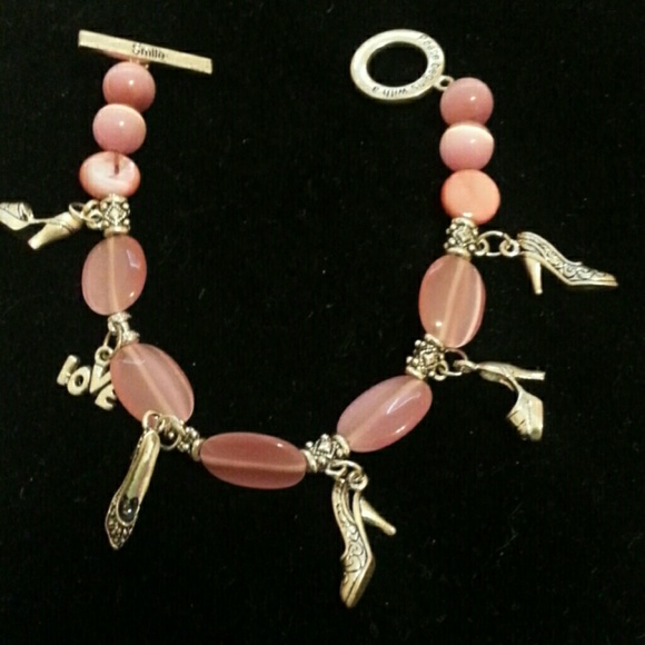$5. $5. $5. I LOVE SHOES" Cat Eye Bracelet