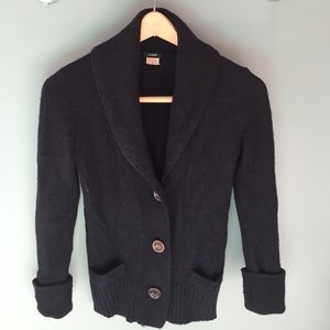 JCrew Navy Wool Sweater Size XS