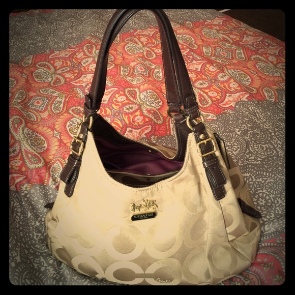 Coach Handbags - Coach Madison Op Art Purse