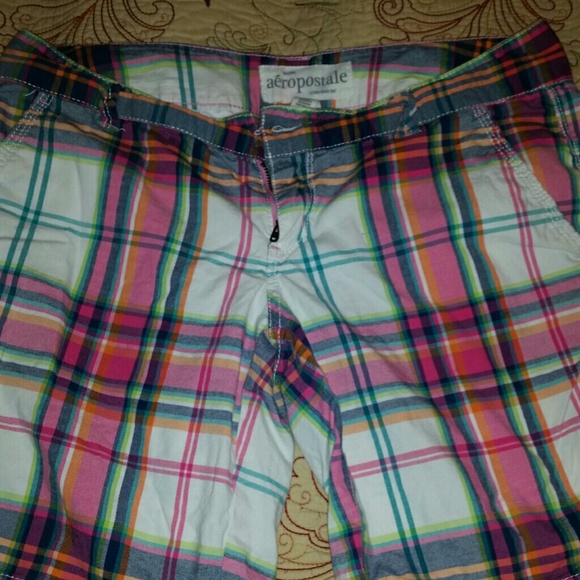 Aeropostale size 7/8 Bermuda plaid shorts