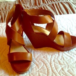 Jessica Simpson brown sandals!