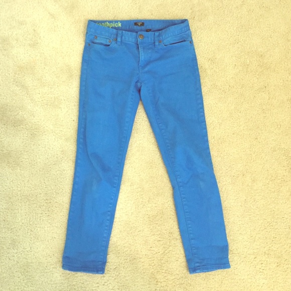 J. Crew Toothpick Blue Jeans