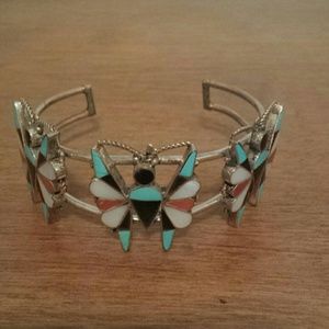 Handmade Butterfly Stone Bracelet