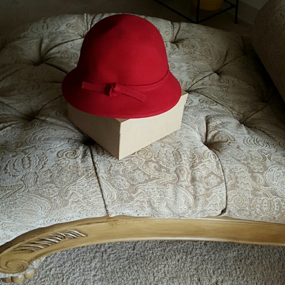 NWT- Red Wool Hat