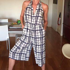 Culottes in Navy and white from Re:named