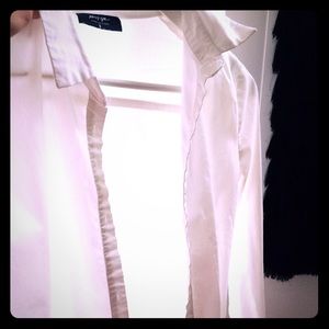 Nasty Gal white button up blouse