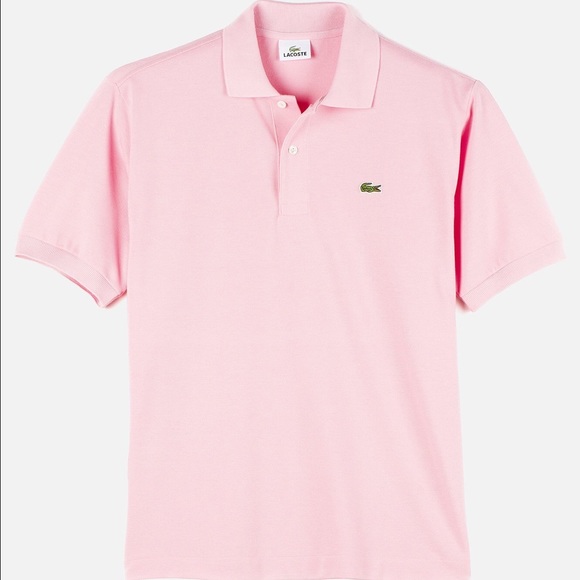 Pink Lacoste Polo