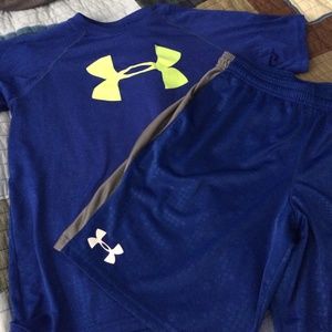 Boys youth large matching shirt and shorts