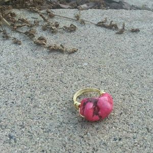 Pink Magnesite Ring