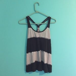 Black and gray tank top