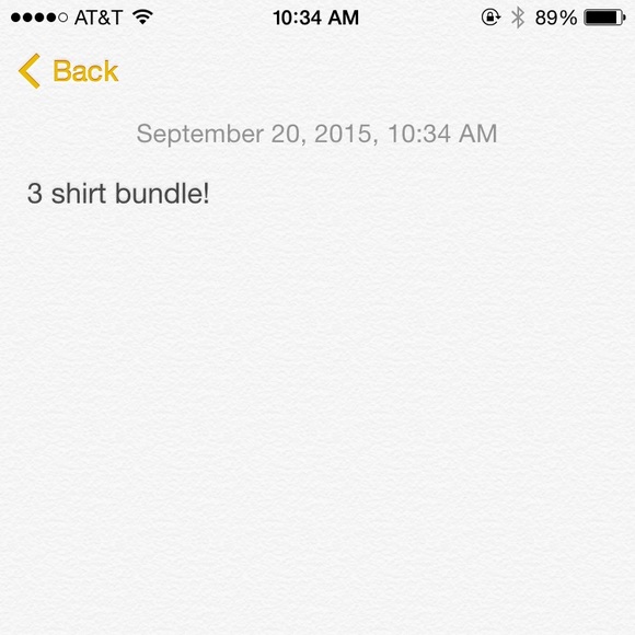 3 shirt bundle!