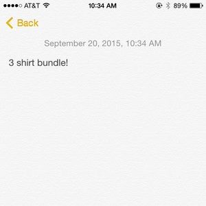3 shirt bundle!