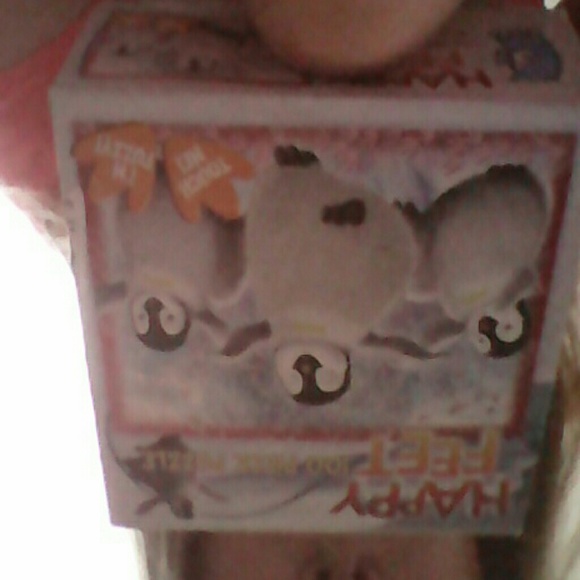 Happy feet fuzzy puzzle