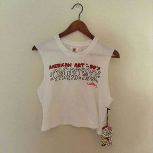 american art of the 90s, graphic tank vintage