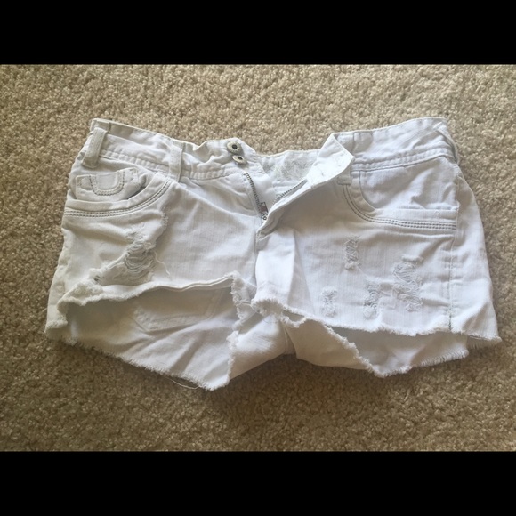 White bongo shorts