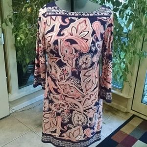 INC sz med dress. 95% polyester 5%  spandex