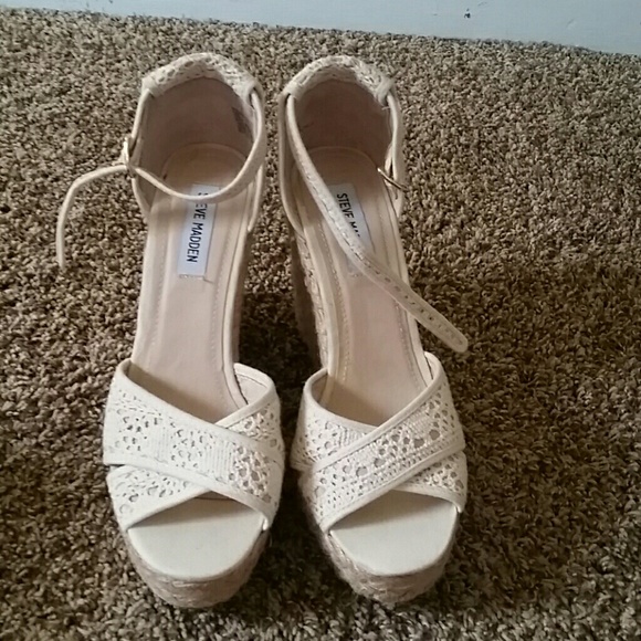 nwot steve madden wedges