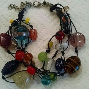 Beaded bracelet 8 inches long