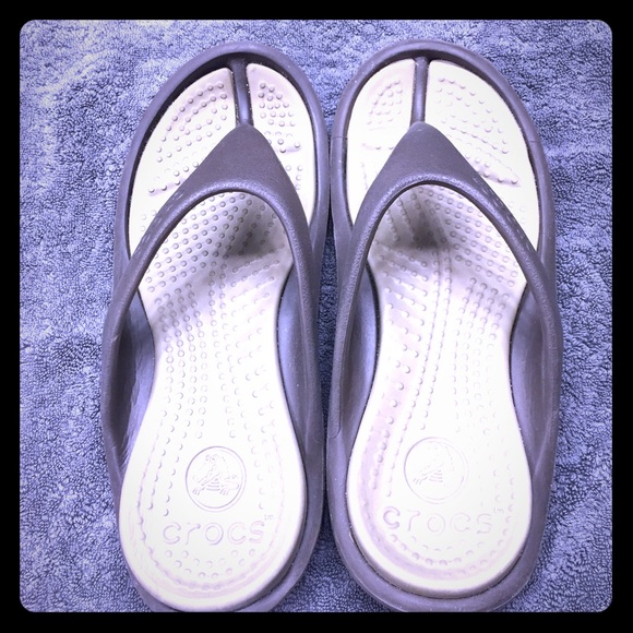 Crocs flip flops