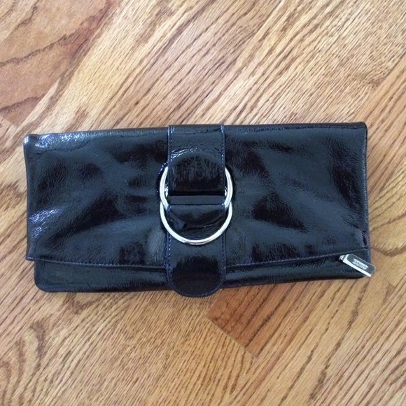 Black Patent Hobo Clutch (but more than a clutch)