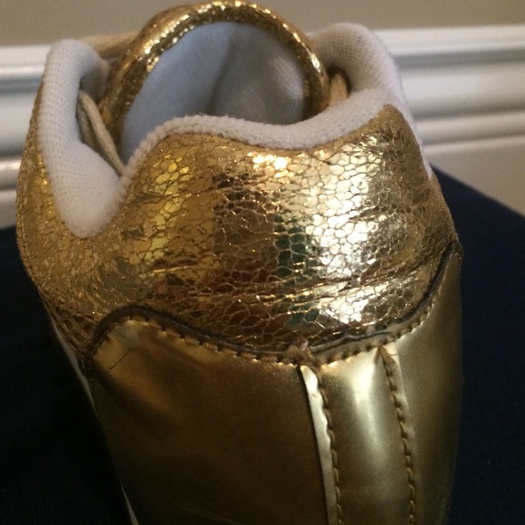 Gold Sneakers - Picture 4 of 4