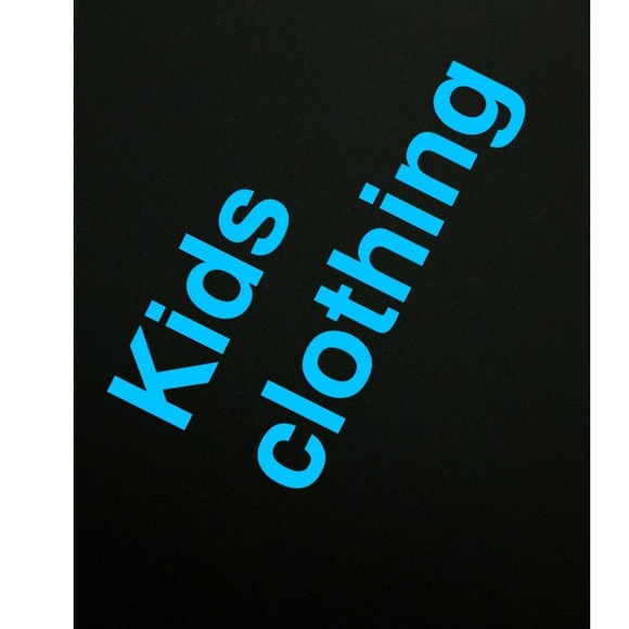 Many types of kids clothing