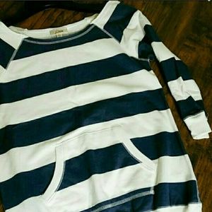 Grane Striped Scoop Neck