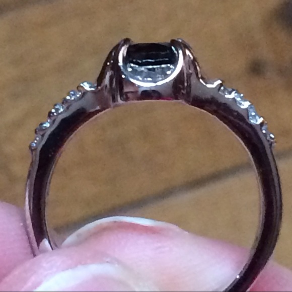 SALE HP Black Onyx & Zirconia Ring - Picture 4 of 4