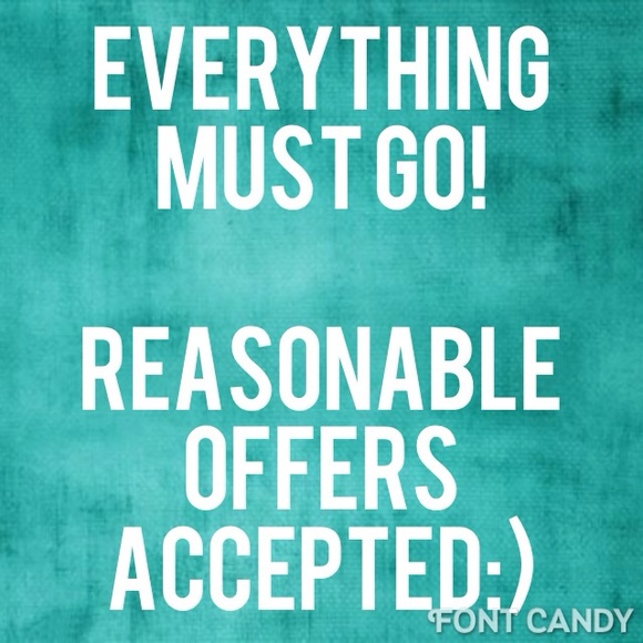 EVERY THING MUST GO!