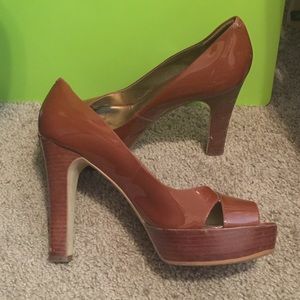 Cognac colored sandals