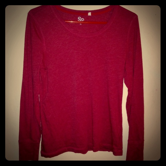 SO Tops - NWOT SO Long Sleeve T-Shirt Sz XL