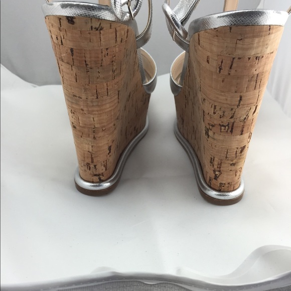 Authentic Prada Silver Wedges! - Picture 5 of 7