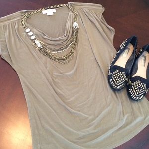 Michael Kors Cotton Zipper Blouse