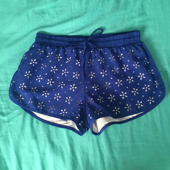 Royal blue shorts