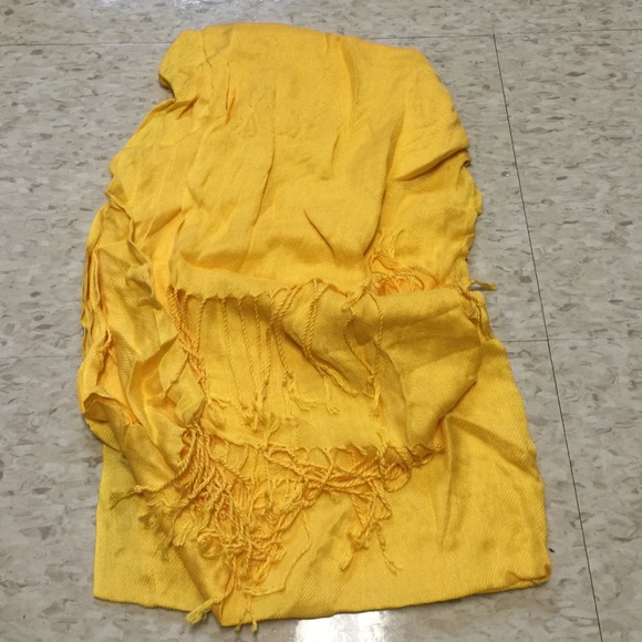 Golden yellow scarf