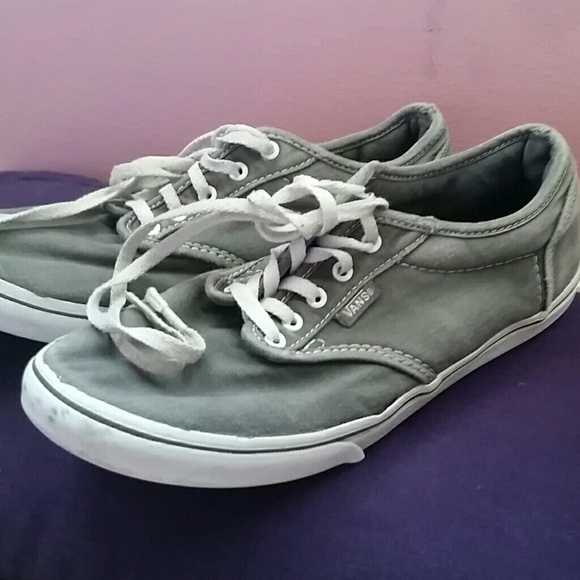Pewter grey vans